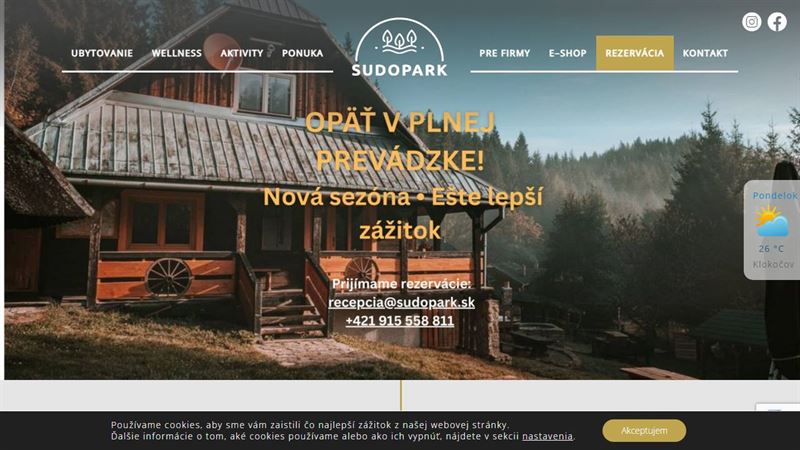 Sudopark - Drevená dedina