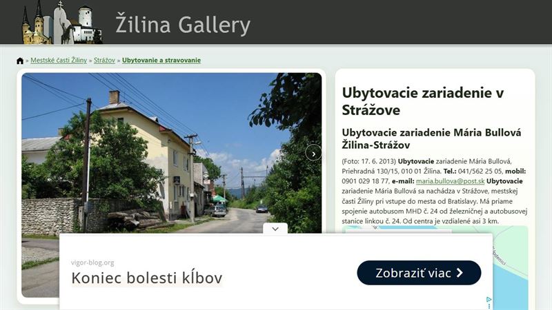 za_node_8032928941 Ubytovacie zariadenie Mária Bullová