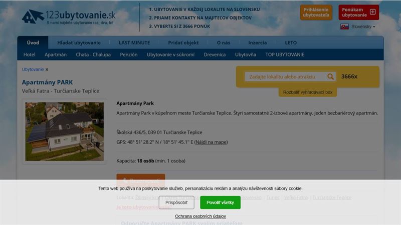 Apartmány Park