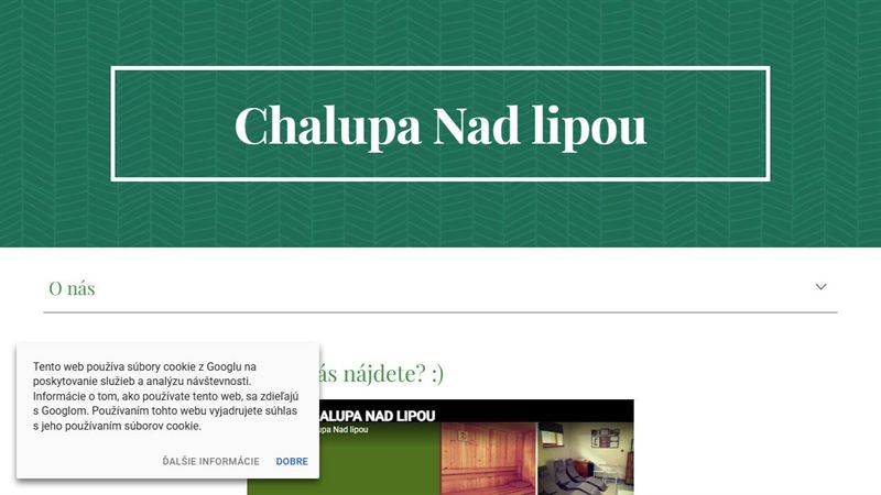 Chalupa Nad lipou