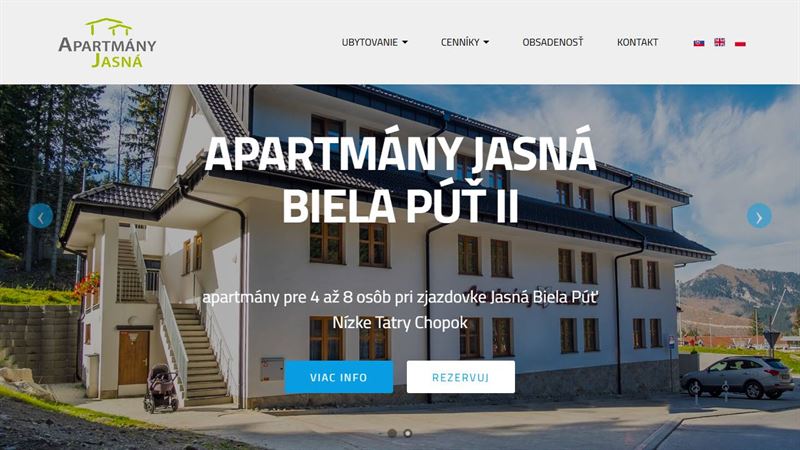 Apartmány Jasná Chopok (parking II.)