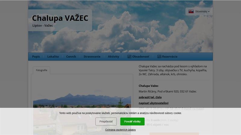 Chalupa Važec