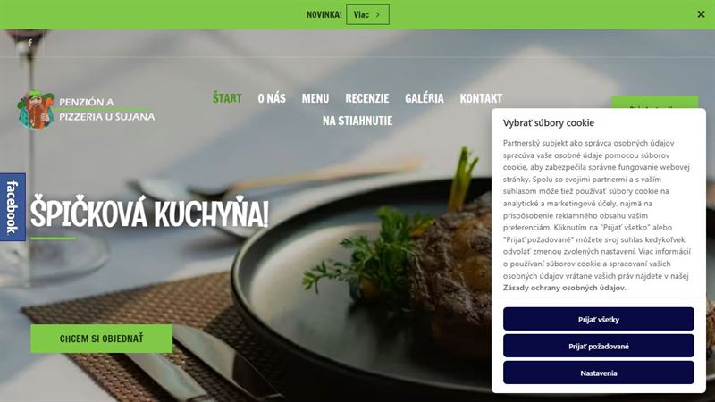 Penzión a pizzeria u Šujana