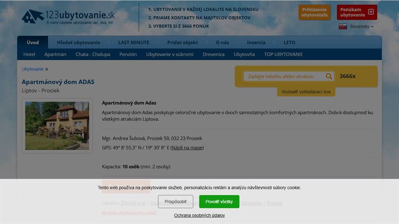 Apartmánový dom Adas