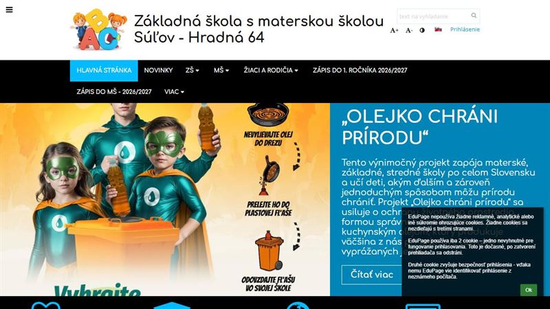 Materská škola Súľov - Hradná